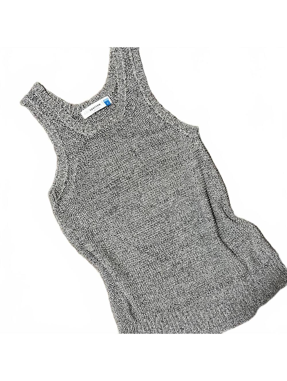 Sparrow Tank Gray size small - fisherman coastal top Anthropologie